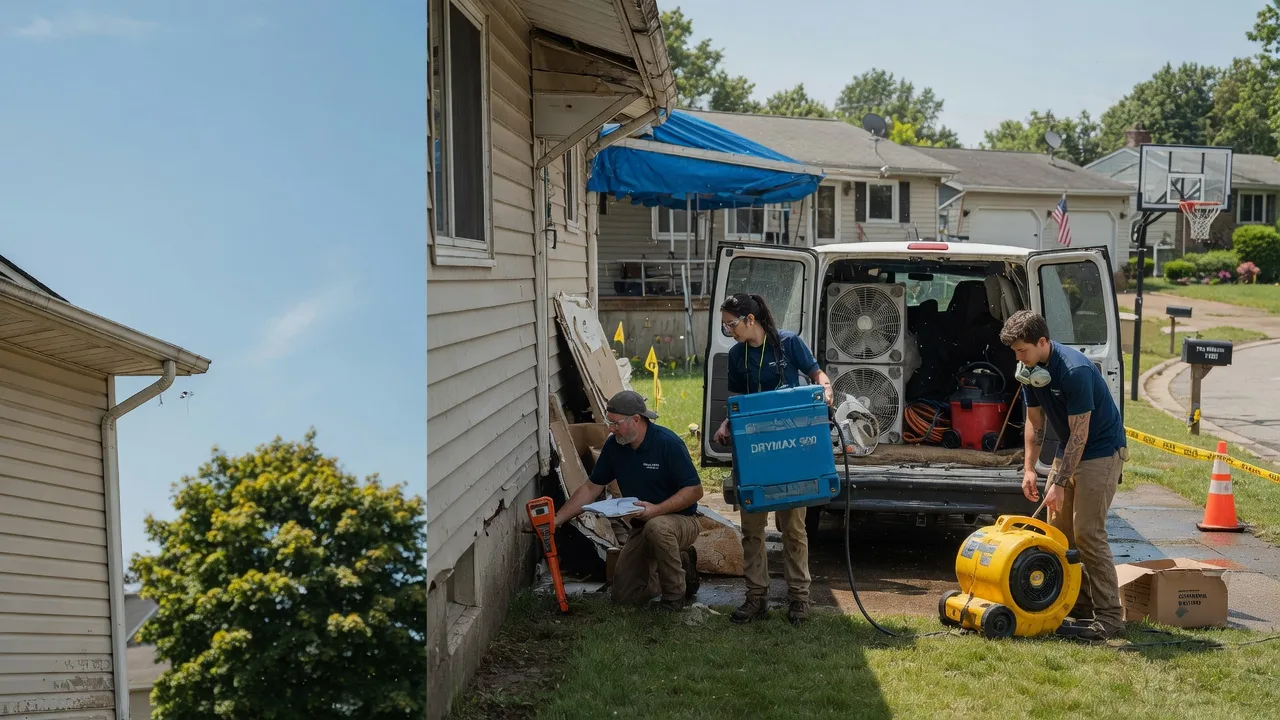 Ceiling Leak Cleanup in South Lebanon, OH near me