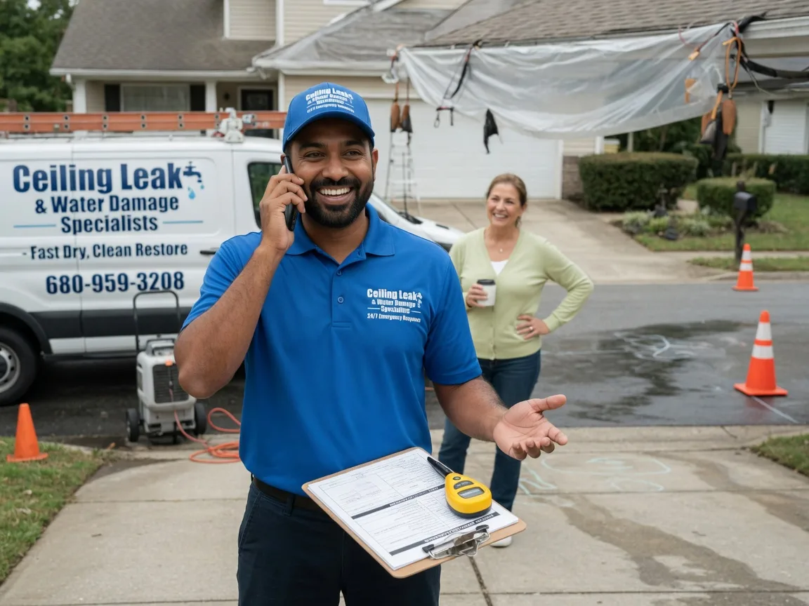 Ceiling Leak Cleanup South Lebanon, OH FAQs